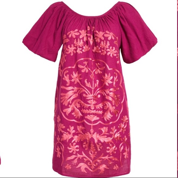 NWT Free People Fiona Dress in Bright Plum. XS - Picture 7 of 8